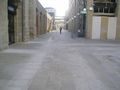 Natural stone paving at Mamila St., Jerusalem