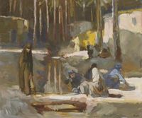 الحياة في القرية.