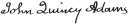 Cursive signature in ink