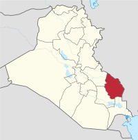 محافظة ميسانموقع