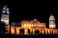 The Punjabi Mohindra College, Patiala at night.