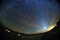 A fish-eye view.