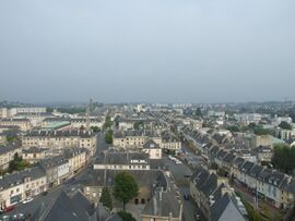 A view of Saint-Lô from the Notre-Dame church (fr)