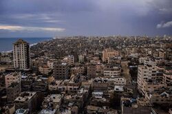 الخان التاريخي بمدينة خان يونس، 2012.