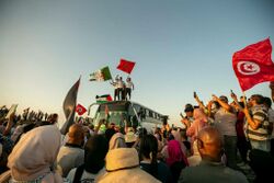 صورة للمشاركين في قافلة الصمود، تونس، 10 يونيو 2025.jpg