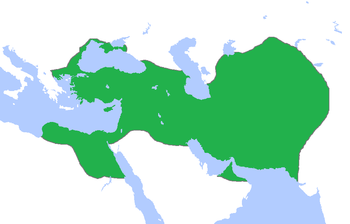 الامبراطورية الأخمينية في أقصى اتساعها.