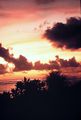 Sunset over the islands