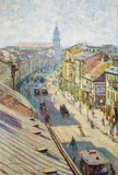 Nowy Świat Street in Warsaw on a Summer Day, Władysław Podkowiński
