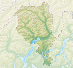 Lugano is located in كانتون تيتشينو