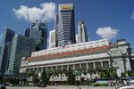 The Fullerton Hotel Singapore from Espalande Bridge.jpg