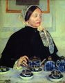 Lady at the Tea Table (1883)