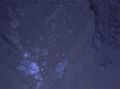 "Sayunei" rock on Mars – Curiosity's view at night (January 22, 2013; uv light).