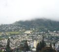 "El Picacho" hill watching over downtown Tegus.