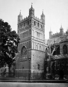 كاتدرائية إكستر، البرج الشمالي الغربي، تصوير فرانسس بدفورد