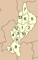 Map of Amphoe