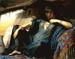 An Egyptian Pottery Seller near Gizeh (1876-78), Elisabeth Jerichau-Baumann.JPG