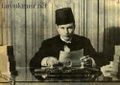 الملك فاروق الأول في أول خطاب اذاعي في 8 مايو سنة 1936 بقصر القبة.