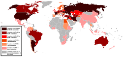 Armenian population by country.