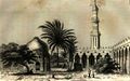 Edward Daniel Clarke, The courtyard of the Attarine Mosque in 1798 after Vivant Denon, from The Tomb of Alexander, Cambridge, 1805.jpg