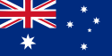 A blue field with the Union Flag in the upper hoist quarter, a large white seven-pointed star in the lower hoist quarter, and constellation of five white stars in the fly – one small five-pointed star and four, larger, seven-pointed stars.