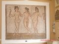 Mosaic "Les tres Graces" (the 3 beauties) from Caesarea