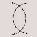 Two crossing paths (air bladder), e.g. Cairo, Chennai, Lille, Marseille, Montreal, Nanchang, Nuremberg, Rotterdam, Toronto