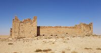 Qasr Bshir, eastern wall.jpg
