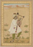 Lyre Player c. 1640–1660, Deccan sultanates