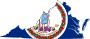 Flag-map of Virginia.svg