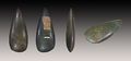 Polished stone axe - متحف تولوز.