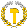 Provisional coat of arms of the GDR (12 January 1950 to 28 May 1953)