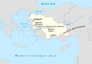 Location of Pergamon