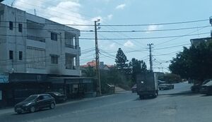 الشارع الرئيسي في برج رحال