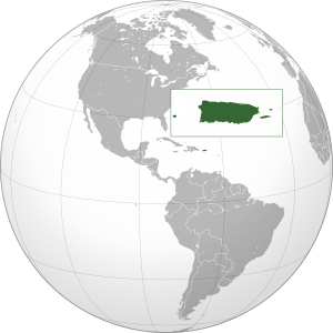 Location of پورتو ريكو Puerto Rico