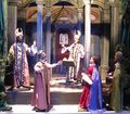Gutenzell, Germany: Baroque nativity scene, Jesus in the Temple