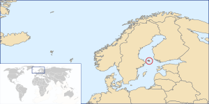 Location of أولاند