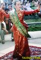 Tausug woman in traditional garb, performing the Pangalay Sulu