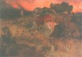 Astolf reitet mit dem Haupte Orills davon