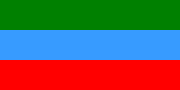 ملف:Flag of Dagestan.svg