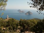 Cape Gelidonya near فينيقه، موقع حطام سفينة تجارية فينيقية تعود لنحو 1200 ق.م.