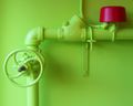 A valve controlled by a wheel