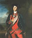 George Washington in uniform, as colonel of the First Virginia Regiment (1772)
