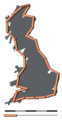 Britain measured using a medium yardstick