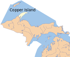Copper Island in white
