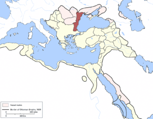 Silistra Eyalet, Ottoman Empire (1609).png