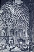 Timcheh Amin-o-Dowleh in the Kashan Bazaar, Iran, 1800ح. 1800