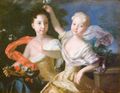 Anna with her sister Grand Duchess Elizabeth