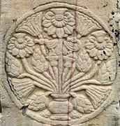 Floral motif.