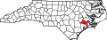 State map highlighting Jones County