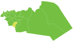 موقع ناحية صدد في محافظة حمص